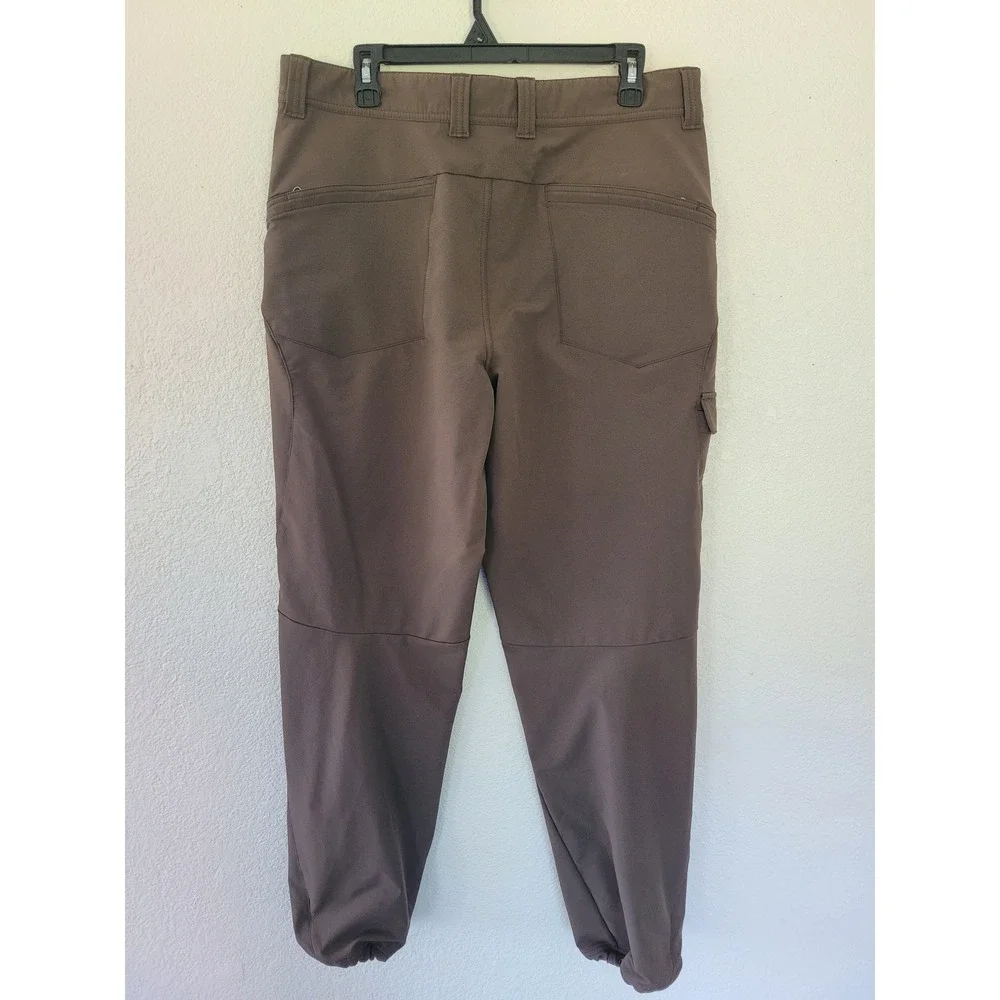 Mountain Hardwear Mens Brown Softshell Cargo Hiking Pants Large 36x31 #24